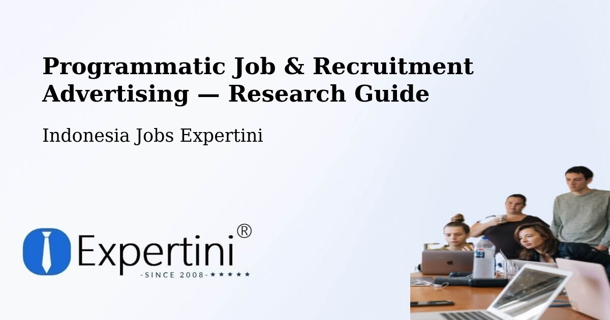 Programmatic Job & Recruitment Advertising — Research Guide – Gresik Regency